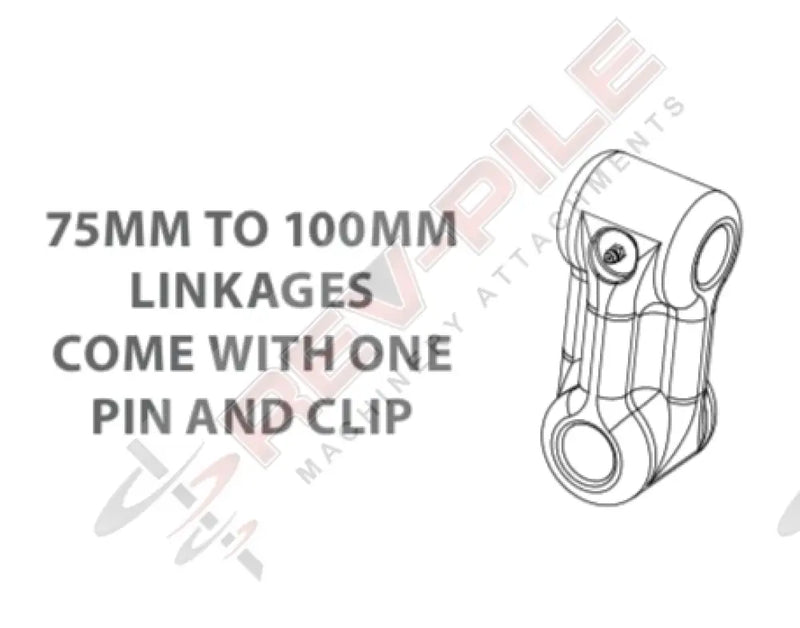 Load image into Gallery viewer, Linkage that connects digga anchor or drilling drives to skid steer or excavator mount for installing helical screw piles or drilling piers, 75mm square