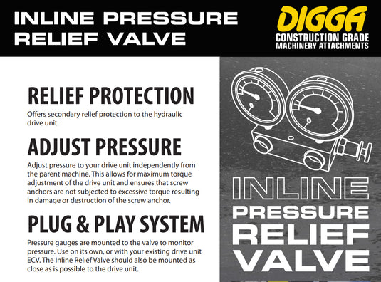 Inline Pressure Relief Valve – Rev-Pile Inc.