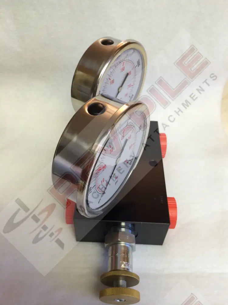Load image into Gallery viewer, Pressure Differential Kit - Relief Valve With 2 Gauges