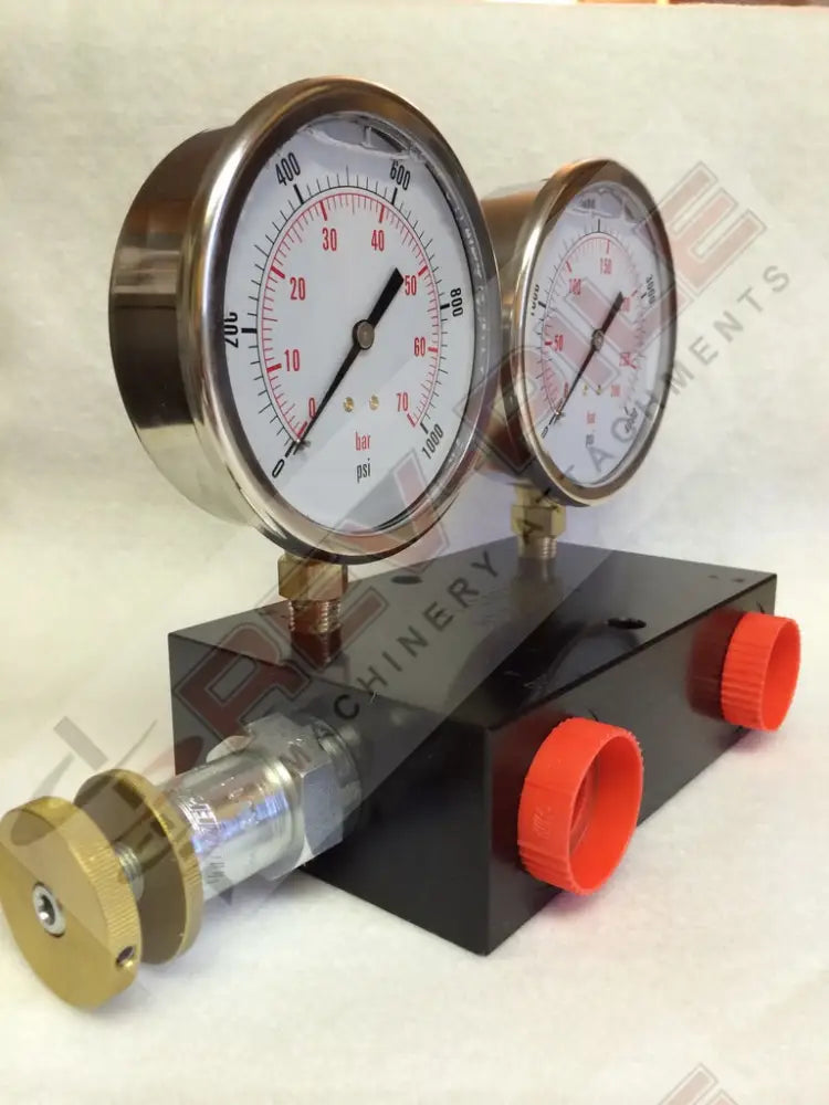 Load image into Gallery viewer, Pressure Differential Kit - Relief Valve With 2 Gauges X 4000 Psi