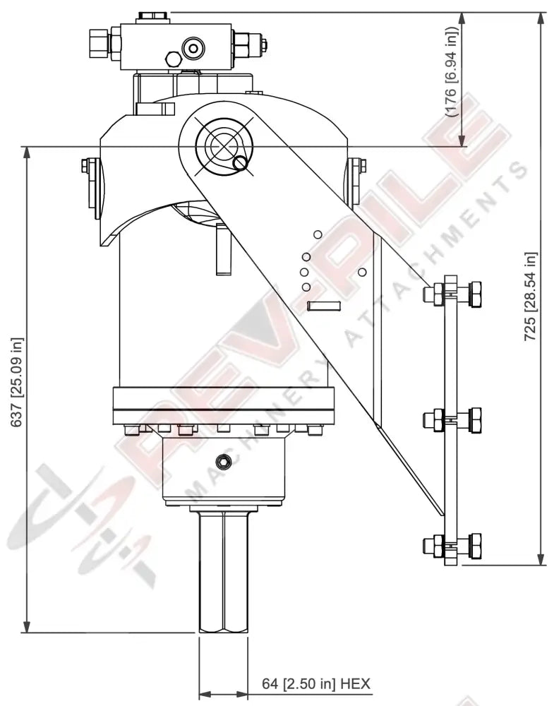 Load image into Gallery viewer, 12 Als / Ads - 000 Ft-Lbs Screw Pile Drives
