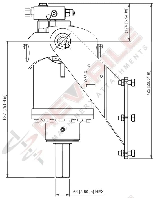 12 Als / Ads - 000 Ft-Lbs Screw Pile Drives