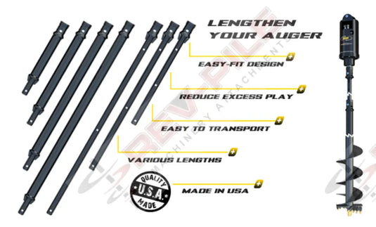 digga auger extension 2.5 hex