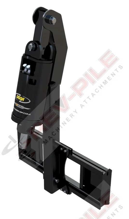 digga tpe extension for extra reach when drilling or installing helical piles