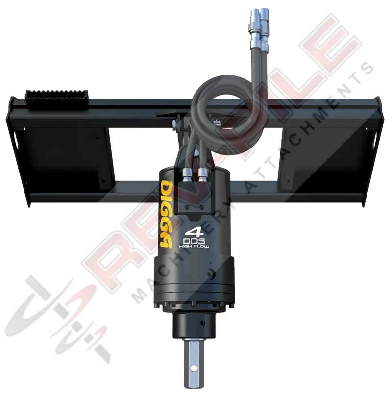 Load image into Gallery viewer, auger drive package with universal skid steer mount by digga
